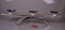 WMF Kerzenständer 3 flammig, Radtke Design, 60er Jahre (TS 26)