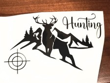 Aufkleber Auto Hirsch Hunting