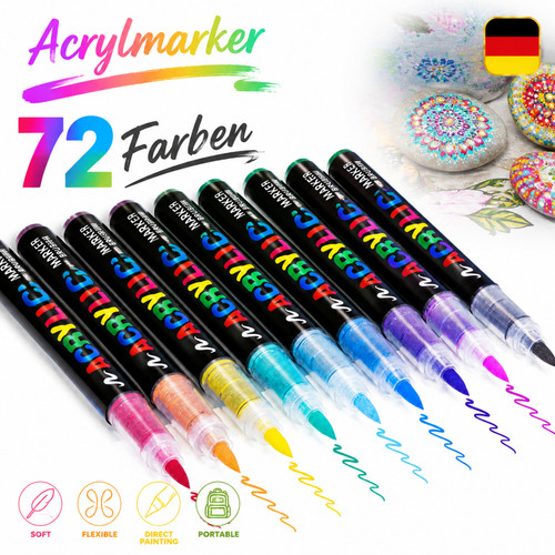 Farbe acrylstifte marker - 72,