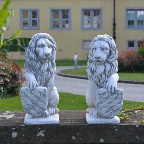Löwe 2er set mit schild - löwe, 2er-set