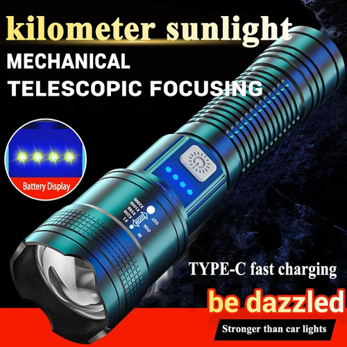 1000000 lumens flashlight - lumens, led