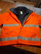 Warnjacke orange. Grösse: XXL