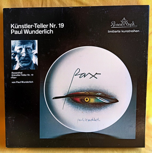 Rosenthal künstler teller - künstler-teller, nr