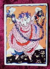 Villeroy&Boch Porzellan Postkarte V&B Blumenkind A32 Vilbocard Boddenberg