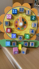 Lernuhr Kinder aus Holz