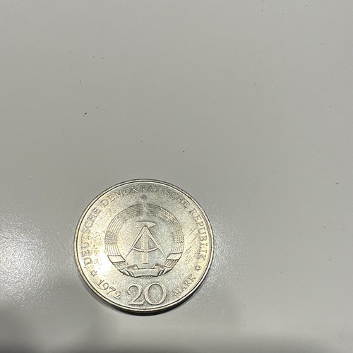 Ddr mark gedenkmünze 1972 - 20,
