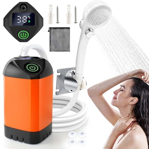 Campingdusche akku mit pumpe - campingdusche,