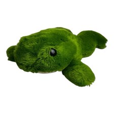 Frosch Grün Beige Plüsch