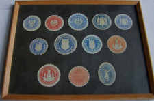 12 Brief  Siegelmarken Berlin