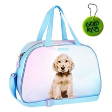 Sporttasche Kinder für Mädchen & Jungen - Umhängetasche mit Hunde Motiv