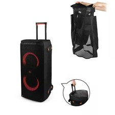 Für JBL Partybox 310 Lautsprecher Schutzhülle Nylon Mesh Schwarz Staubschutz