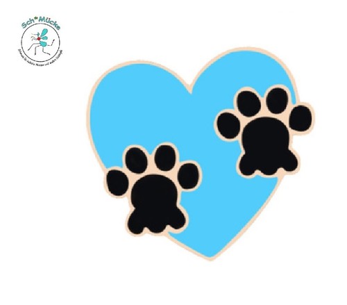 Anstecker katze hund - anstecker,