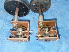 2 UKW Drehkondensator mit Seilrad Kupfer