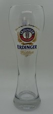 Für Sammler: Weißbier + Weizenbierglas von Erdinger + 0,5l + sahm 