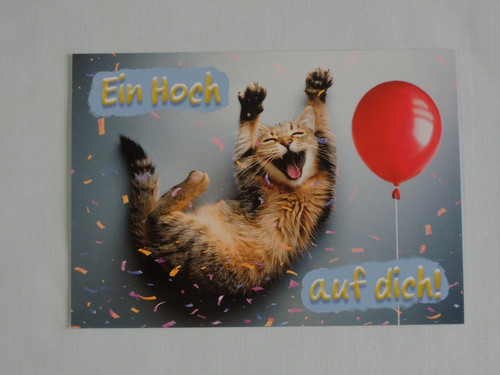 Postkarten ein hoch auf - postkarten,