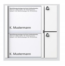 Tastenmodul 2 Tasten In-Home-Bus Siedle 2544220 weiß für Sprechanlage