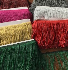 Quaste Fransenborte Metallic