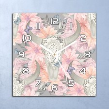 Deko Glasuhr Wanduhr 30x30