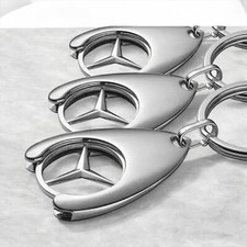 Bis 3x Schlüsselanhänger Einkaufs Chip Stern Für Mercedes-Benz Einkaufswagen