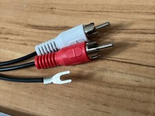 DIN 5 pol Cinch Plattenspieler Stereo Adapter zB.  CS 1229 1219 1218 1216 Dual