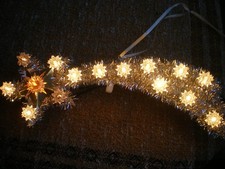 Leuchtender Weihnachtsstern, Christbaumspitze, Fensterstern Komet aus Nachlass