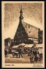 Künstler-AK Zwickau i. Sa