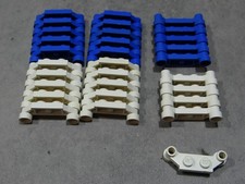 Lego Space Classic 30x Platte mod. 4590 blau weiß Futoron Monor. Ise Planet kg