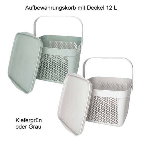 Aufbewahrungskorb mit deckel - aufbewahrungskorb,