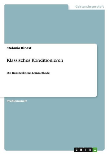 Klassisches konditionieren - klassisches,