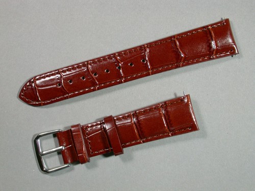 Echt leder uhrenarmband - echt,
