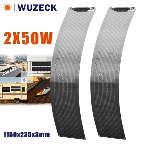 100w flexibel solarpanel - 100w,