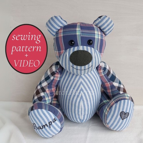 Memory bear schnittmuster - memory,