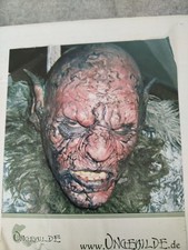 LARP Ork Maske Latex Set Wargreifer Rollplay Cosplay Kostüm Org Goblin Troll