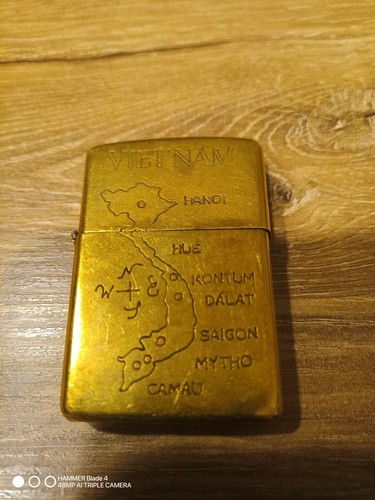 Army vietnam war card - us, zippo