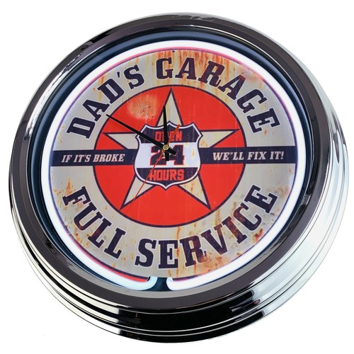 0326 wanduhr dads garage - "dads, garage"