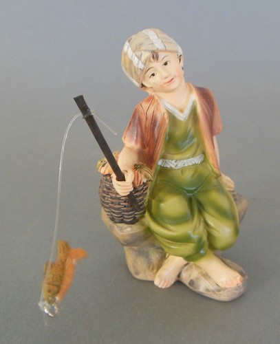 Fischer angler mit fisch 5 - mit, 8,5
