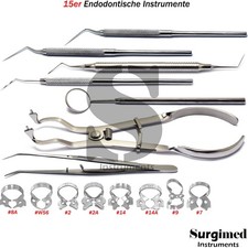 15er Endodontische Instrumente Kofferdam Klemmern Ivory Separierzange Zahnarzt