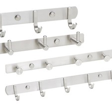 Hakenleiste echt Edelstahl Garderobenhaken Jackenhaken Kleiderhaken Hakenleiste