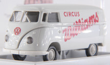 Brekina 1:87 VW T1 A.S.S H0 T1b Kasten Circus Williams Lichtgrau 32596 1452 OVP