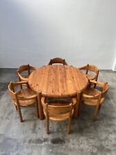 Rainer Daumiller Pine Dining Set Table + 6 Chairs  Hirtshals S3 Design Danish