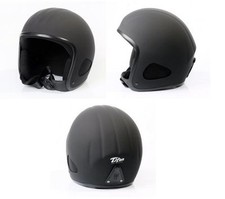 Titan Helm schwarz-matt von Scorp Jethelm Chopperhelm in Größen XXS - XXXL