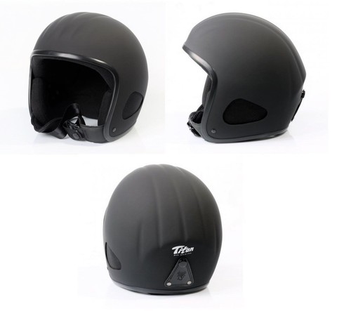Titan helm schwarz matt - schwarz-matt, von