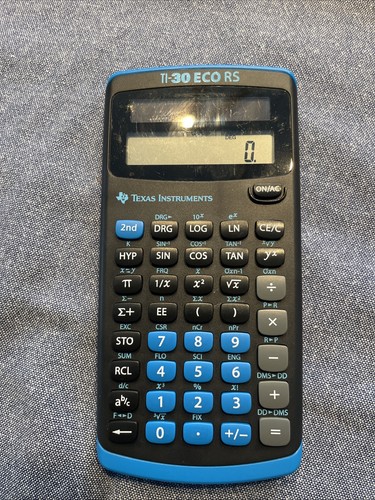 Texas instruments eco rs - texas, ti-30