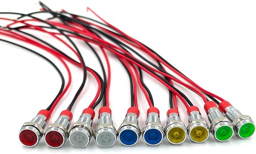 Kontrollleuchte 6mm 12v mit - 6mm,
