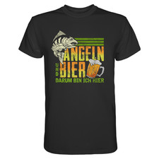 Angeln und Bier T-Shirt