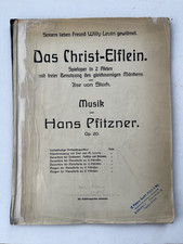 Noten. Pfitzner. Das