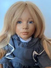 Annette Himstedt Künstlerpuppe Malin 1988/89 unbespielter, einwandfreier Zustand