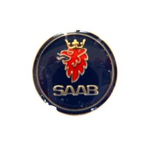 AUTO Pin / Pins - SAAB RUNDLOGO glasiert,dezent & edel [1376]