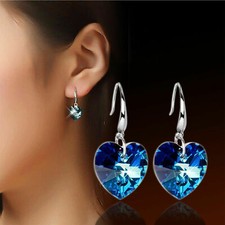 Blau herz schmuck paar - herz,