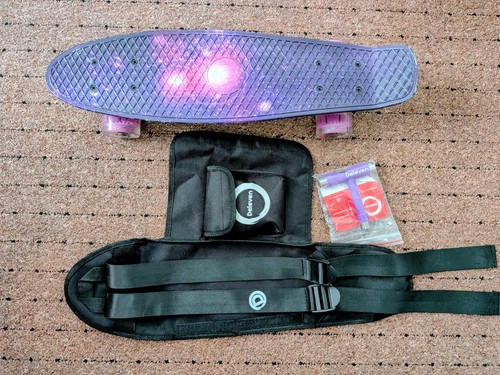 Deleven skateboard mit led - deleven,